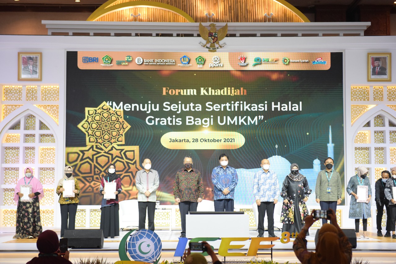  Peluncuran Gerakan 1 Juta Sertifikasi Halal Gratis bagi UMK